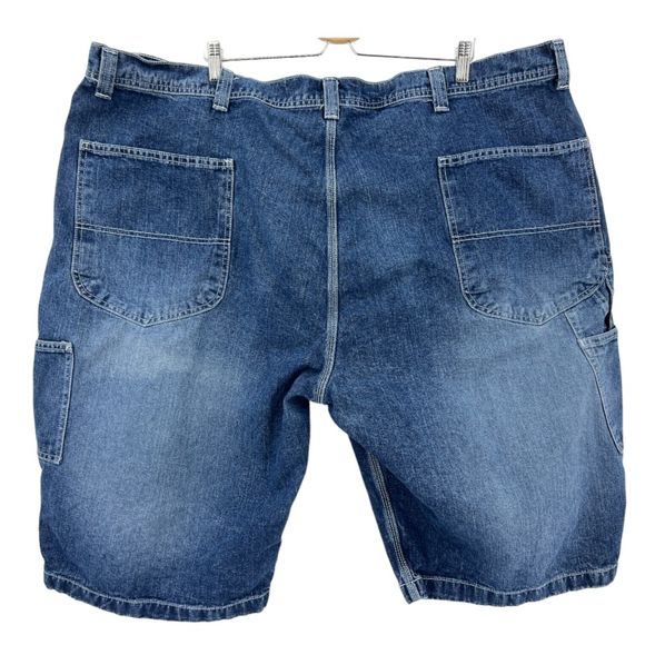 Men's Sz 52 Cargo Denim Shorts Grade A Jeans Big & Tall - Picture 2 of 8